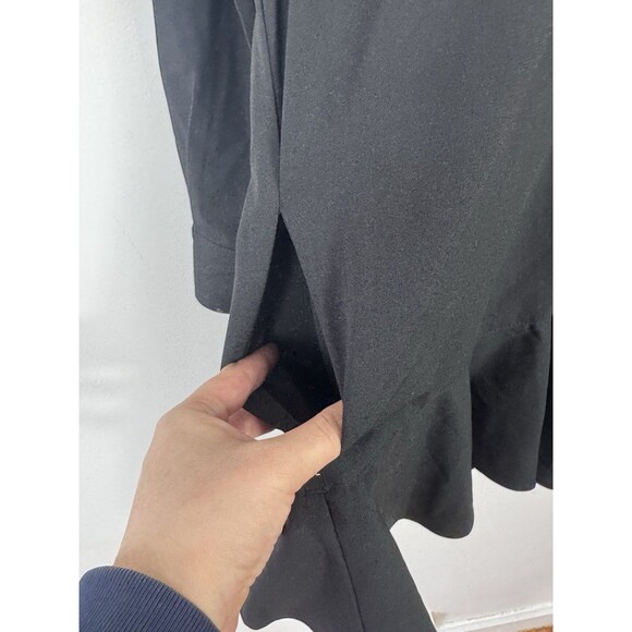 Tuckernuck Pomander Place Callahan Dress Black Crepe Shirt Dress Size L NWT - Picture 4 of 12